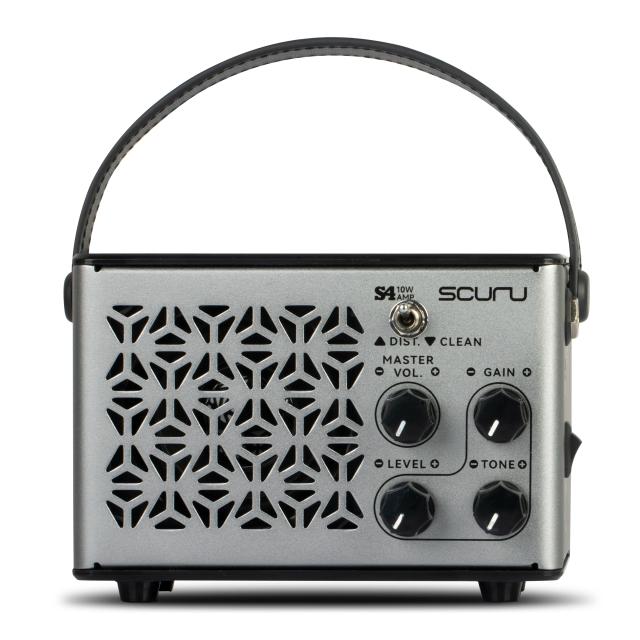 Amplificador Combo Bluetooth Caline Scuru para Guitarra, Mini Recarregável de 10W para Prática na Mesa