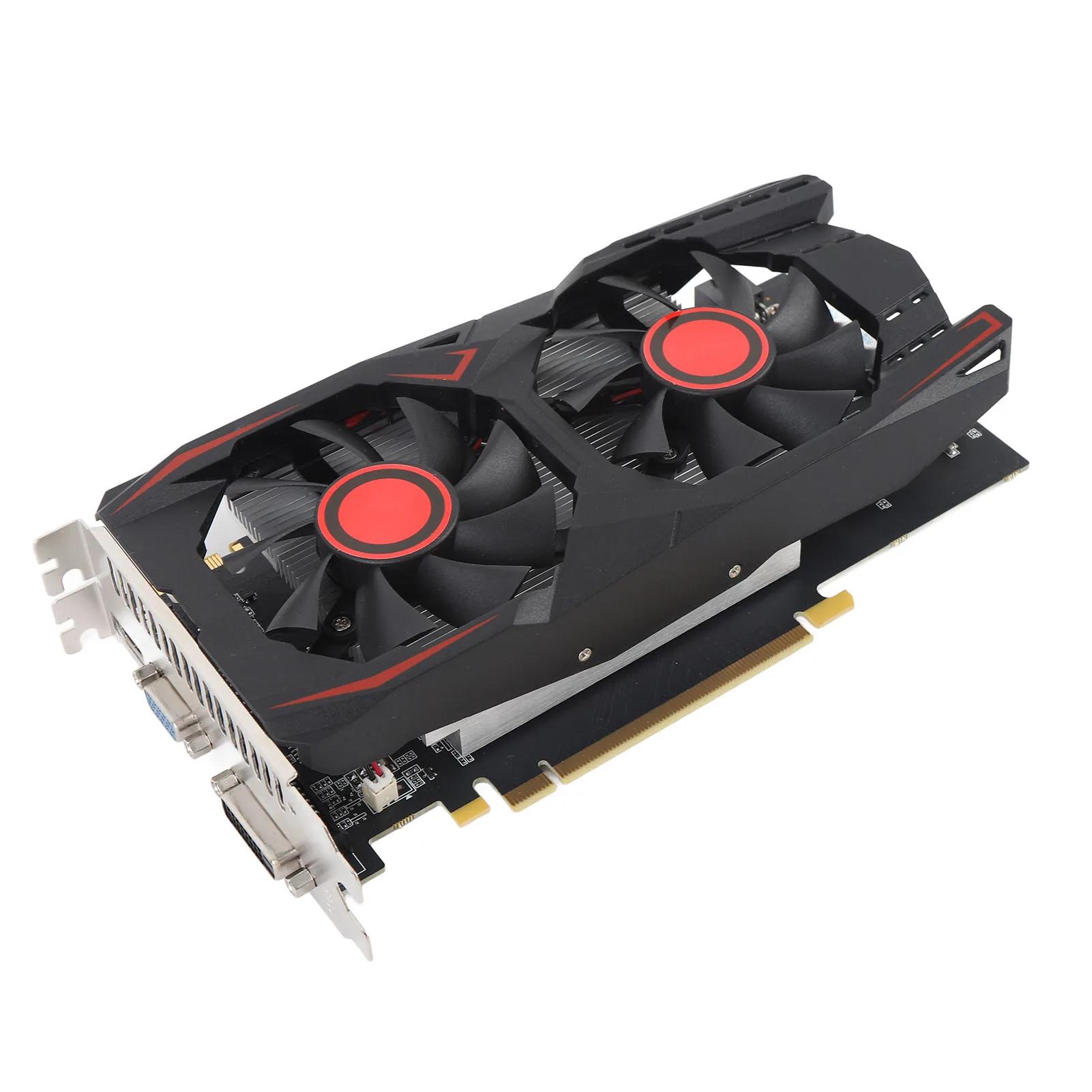 Placa de Vídeo para Jogos PCIE 2.0 Slot 16X 6GB GDDR5 192BIT Interface DVI VGA Interface Multimídia HD Baixo Ruído para PC - Image 1