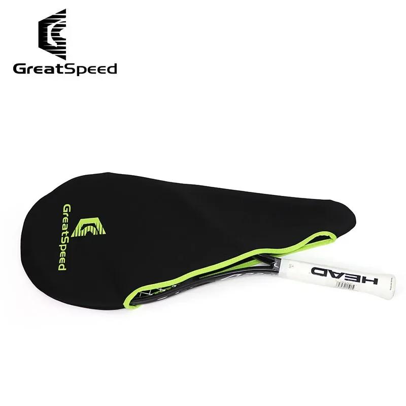 Greatspeed-Raquetes De Tênis Portátil Saco, Raquete Capa, Único Pack Saco de Proteção, Racquet Bag, Gym Bag, Sports Bag, Novo - Image 1