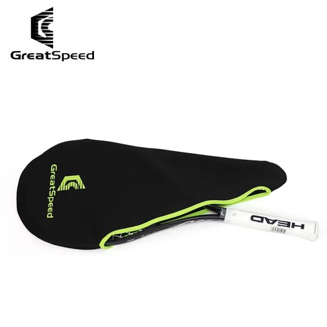 Saco de Raquete de Tênis Portátil Greatspeed com Capa Protetora e Design Exclusivo para Academia e Esportes