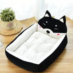 Quente cama para animais de estimação de pelúcia gato térmico dormir cama inverno pelúcia aquecimento camas de gatinho gato caverna para gatos gatinhos filhotes - Image 2