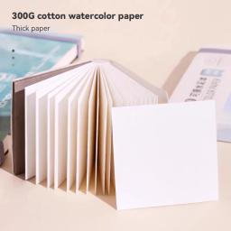 Livro de Papel Aquarela Tearable, 100% Algodão, Mini Jornal, Caderno de Desenho, Estudante de Arte, Sketchbook, Pintura, 300g - Image 6