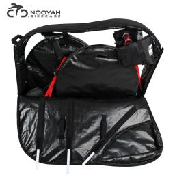 NOOYAH Bolsa de Viagem para Bicicleta, Bolsa de Transporte para Bicicleta de Estrada, para Voos Aéreos, Sem Necessidade de Viajar no Guidão, Caixa de Acessórios de Bicicleta - Image 2