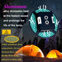 Recarregável Controle Remoto Camping Lanterna, Luz Tent Outdoor, Magnet Sucção, Trabalho de Manutenção de Emergência Carro, Lanterna LED Case - Image 2