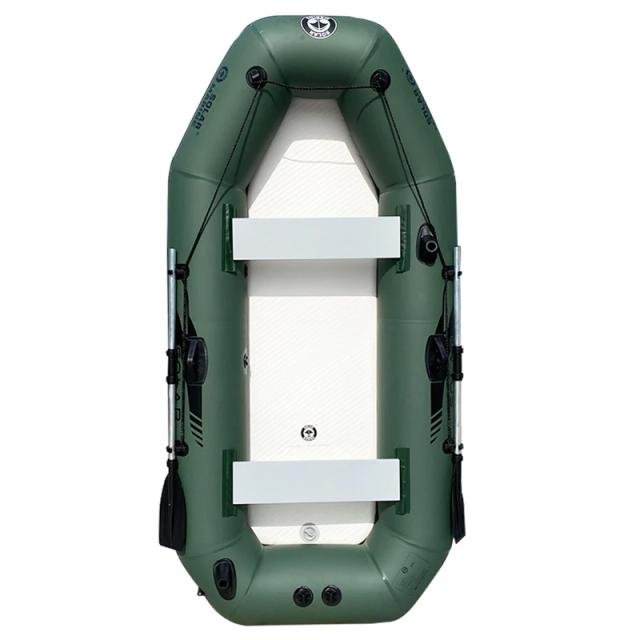 Barco de Pesca Inflable de PVC para Kayak y Ríos: Ideal para Señuelos y Motores Fueraborda