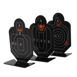 Tiro tático alvo definido, durável metal alvo, Airsoft prática, caça, 3pcs por lote - Image 6
