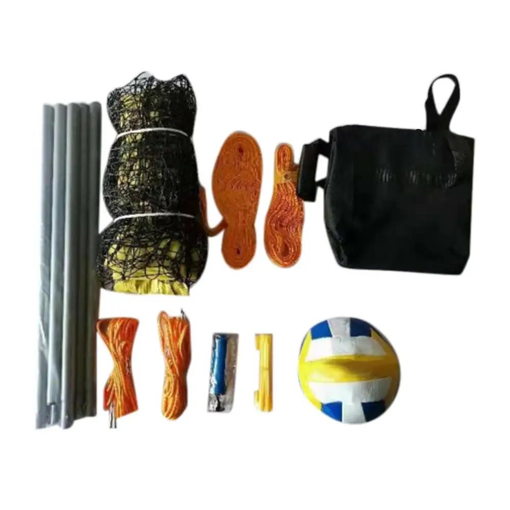 Conjunto de rede de vôlei ao ar livre, 9.5*1m, fácil configuração, praia, vôlei, portátil, badminton, vôlei, esportes ao ar livre, malha de treinamento - Image 1