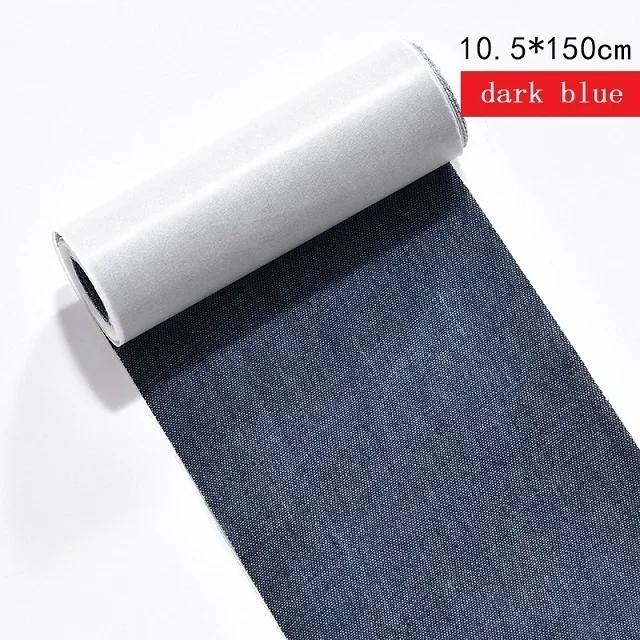 Ferro em Remendos para Jeans: Reparo de Costura com Denim Patch 10.5cm x 150cm