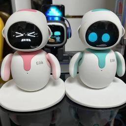 Eilik robô inteligente brinquedos de mesa ai interação emocional companheiro brinquedo para animais de estimação presentes para brinquedo de mesa toque intra-ativo inteligente robô para animais de estimação - Image 1