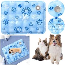 Tapete de resfriamento lavável para pet, Almofada para cães e gatos, Injeção de água, Mantenha seu animal de estimação fresco - Image 1
