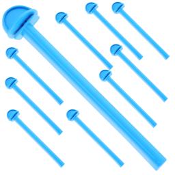 Gaiola de plástico para poleiro de pássaro, haste em pé, balanço, pássaro papagaio, Buddy Birdie, 10 pcs - Image 2