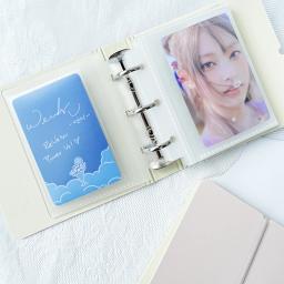 K-pop Photocard Binder, Ins Álbum cartão postal, Idol Foto Cartões Coletar Livro, Encadernação Máquina, Suprimentos de embalagem, 4 Grades - Image 2