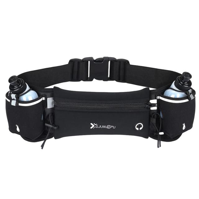 Cinto de Hidratação Multifuncional com Bolsos e Suporte para Garrafa, Ideal para Caminhadas e Escalada