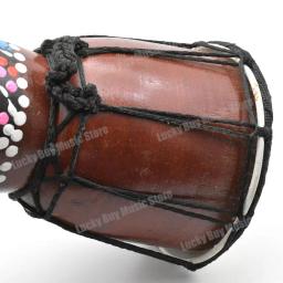 4 Polegada Profissional Africano Djembe Drum Bongo Madeira Bom Som Instrumento Musical - Image 2