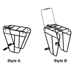Rack dianteiro de bicicleta, suporte para pannier de carga, fácil de instalar, prateleira de bagagem para ciclismo, mountain bike - Image 1