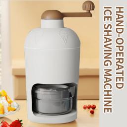 Máquina de gelo raspada portátil Mini triturador de gelo Fabricante de milkshake Portátil Máquina de granizo pequena Ferramenta de cozinha - Image 1