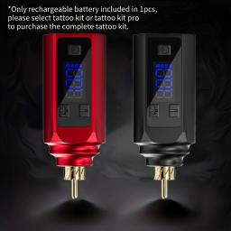 Fonte de alimentação recarregável para tatuagem, Pen Kit sem fio, bateria sem fio, tatuagem Acessórios, 1500 mAh, 1pc - Image 6