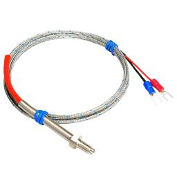 Sonda de Temperatura Termopar Tipo K com Rosca M6, Sensor de Temperatura com Mola, Alta Precisão, Cabeamento Resistente, Aço Inoxidável para Monitoramento Industrial - Image 5