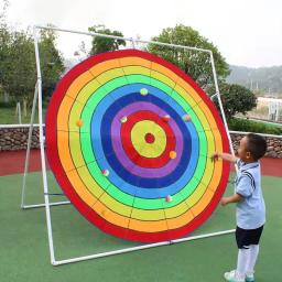 Tamanho grande ao ar livre dardo placa com bolas pegajosas quadra de basquete escola playground diversão integração sensorial brinquedos para crianças adolescentes - Image 2