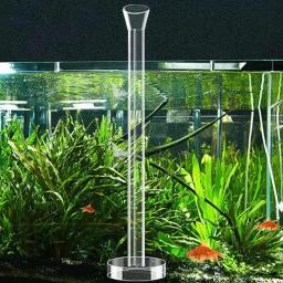 Tubo De Alimentação De Vidro De Cristal Para Tanque De Peixes, Prato De Alimentação De Camarão, Tigela De Aquário, Suprimentos De Alimentação Clara - Image 2