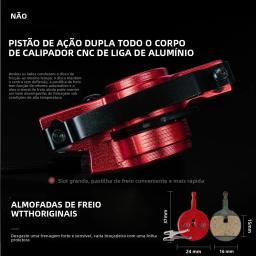 Tanke mtb bicicleta conjunto de freio a disco hidráulico 160mm rotores placa pinça óleo dianteiro traseiro mountain bike braçadeira 22.2mm lidar com um pilar - Image 4