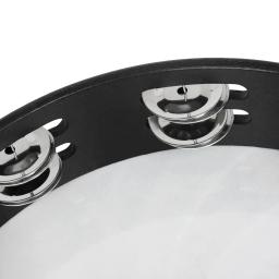 SLADE-Tambourine tambor para educação infantil, colorido, dupla linha Handbell, mão tambor, instrumento de percussão musical, 10 em - Image 5