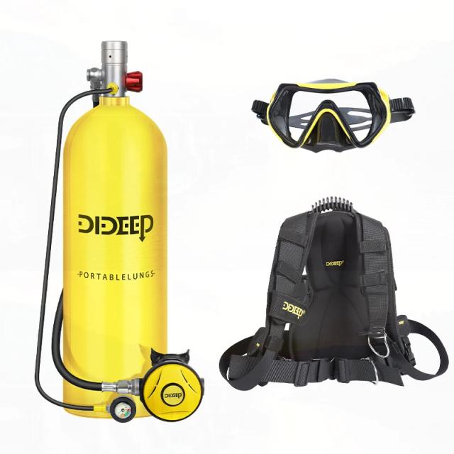 Aparelho Portátil X7000 para Respiração em Mergulho: Kit Completo de Equipamentos de Snorkeling com Rebreather de 4L