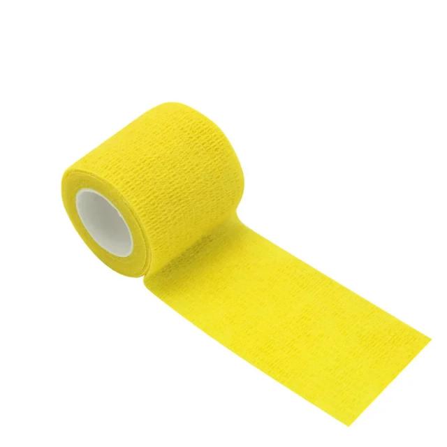 Fita Atlética Colorida Auto-Adesiva para Esportes - Bandagem Elástica Protetora para Joelho, Tornozelo, Dedo, Ombro e Palma em 18 Cores