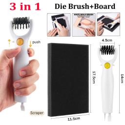 Kit de ferramentas de corte com espuma, raspador Piercer, morre ervas daninhas, removendo o excesso de papel, 3 em 1 - Image 1
