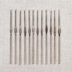 Agulhas de tricô em aço inoxidável, gancho de crochê, diy, artesanal, fios, weave, camisola, ferramentas, 0,6-1,9mm - Image 3