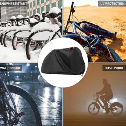 JIBOO Nova Capa para Bicicleta à Prova de Chuva 210D Capa para Bicicleta Exterior à prova d'água de Oxford de alta densidade 29" MTB Equipamento de Proteção para Bicicleta - Image 6