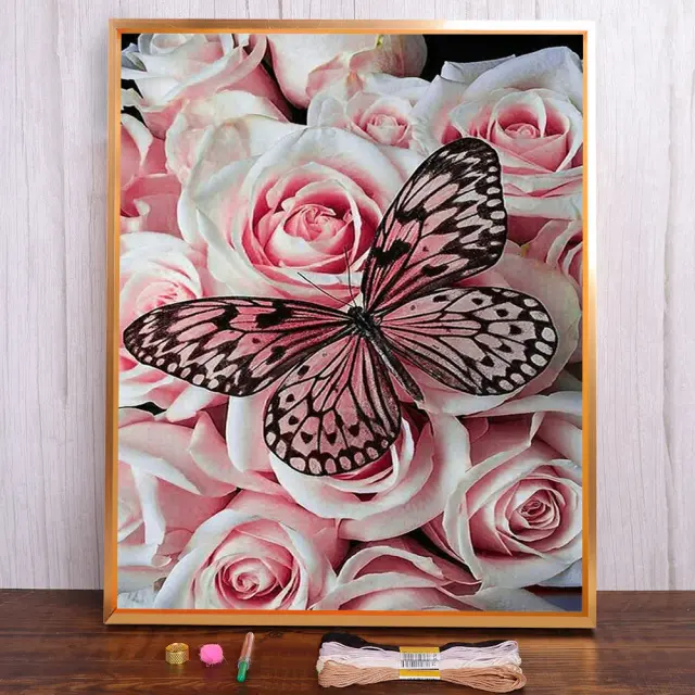Pacote de Artesanato: Padrões de Bordado com Flores, Tulipas e Girassóis para Decoração de Casa