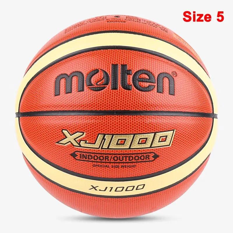 Bolas de basquete fundidas tamanho oficial 7/6/5 material pu bolas de alta qualidade ao ar livre indoor jogo treinamento feminino masculino baloncesto - Image 1