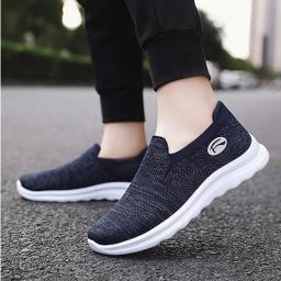Novo pano tênis de corrida para homens um pedal sola macia lazer verão ao ar livre sapatos leves respirável esportes formadores - Image 5