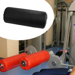 Rolo de espuma de couro PU para treino, esponja, suporte de rolo, equipamento de exercício, Home Gym, Fitness Machine - Image 2