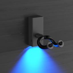 Suporte de parede para guitarra acústica, ganchos de parede, peças e acessórios, instrumento doméstico, display LED, luz - Image 1