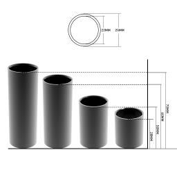 Metal guitar slider 28/50/60/70mm aço inoxidável preto guitar string dedo slide para acústico peças da guitarra elétrica - Image 5