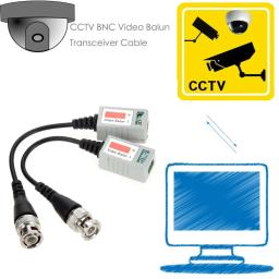 20 peças ahd/cvi/tvi torcido bnc cctv vídeo balun transceptores passivos utp balun bnc cat5 cctv utp vídeo balun até 3000 pés de alcance - Image 3