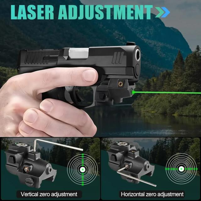 Richfire Lanterna Tática SFD-104 com Laser Verde Magnético