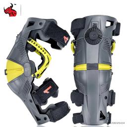 Joelheira protetora para motocross, para passeios off-road e rodoviários, proteção mecânica para pernas e exosqueleto, joelheira para motocicleta - Image 2