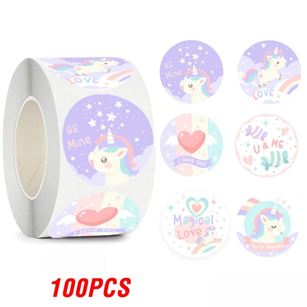 Urso bonito rótulos de selagem adesivo, embalagem envelope, adesivos decorativos, presente das crianças, criança, obrigado, 100-500pcs - Image 1