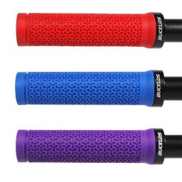 Bucklos apertos de bicicleta de borracha integrada antiderrapante mtb guiador capa bloqueio no mountain bike lidar com barra punhos bmx peças de ciclismo - Image 2