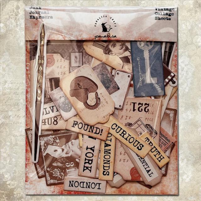 Coleção Panalisacraft: 41 Peças de Papel Cardstock Vintage para Scrapbooking, Cartões e Journaling