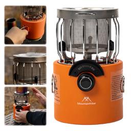 Camping Assar Fogão, Fogão Exterior Ajustável, Mão Aquecedor, Aquecedor de Tenda, Pesca no Gelo, Caminhadas, 2 em 1, Inverno - Image 5