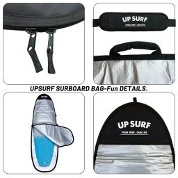 Easy Carry Surfing Board Bag, Funboard Bolsa de Viagem protetora, Wakesurf Board Bag, tem cinta, alta qualidade, 7.0 7.6 8.0 - Image 5