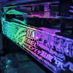 Suporte GPU RGB personalizável, suporte VGA horizontal, suporte de vídeo personalizável, AURA, 12V, 4Pin, refrigerador de água MOD personalizado, 5V3Pin - Image 5