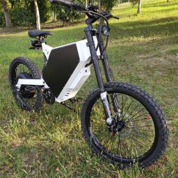 Bicicleta elétrica fora de estrada com pneu gordo, E-bike, 72V, 12000W, 75Ah, velocidade máxima de 120 km, h, bateria de lítio, 8000W - Image 4