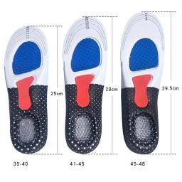 Esporte de silicone palmilhas orthotic arco apoio esporte sapato almofada corrida gel palmilhas das mulheres dos homens ortopético respirável correndo almofada - Image 6