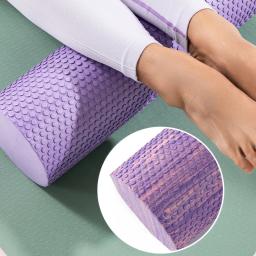 Rolo de espuma eva 30/45/60cm, coluna de yoga, pilates, rolo de massagem, tecido muscular, bloco de yoga, fitness em casa, academia, equipamentos esportivos - Image 5