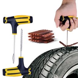 Kit de reparo de pneu Ubeless com alça em T, conjunto de correção de perfuração resistente para motocicleta e carro, plugue profissional, Amagi - Image 6